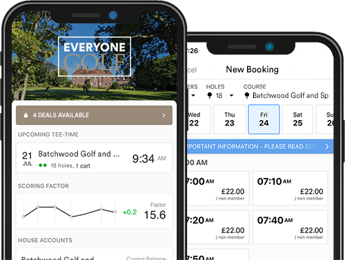 Batchwood Tee Time Booking App