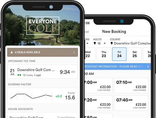 Downshire Tee Time Booking App