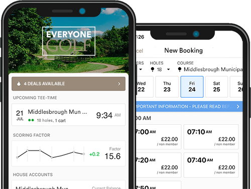 Middlesbrough Tee Time Booking App