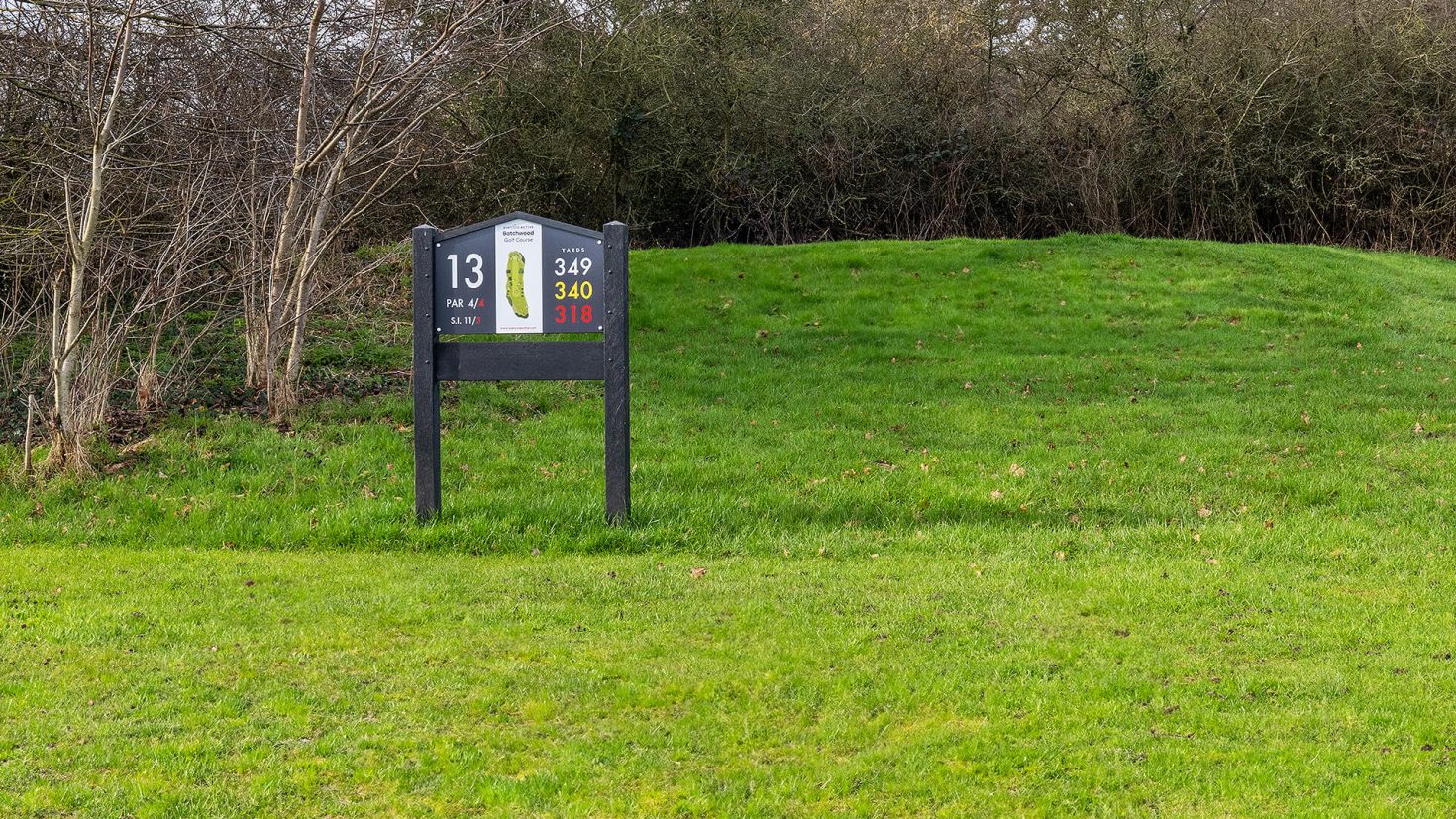 Batchwood Golf Course - Hole 13 Sign