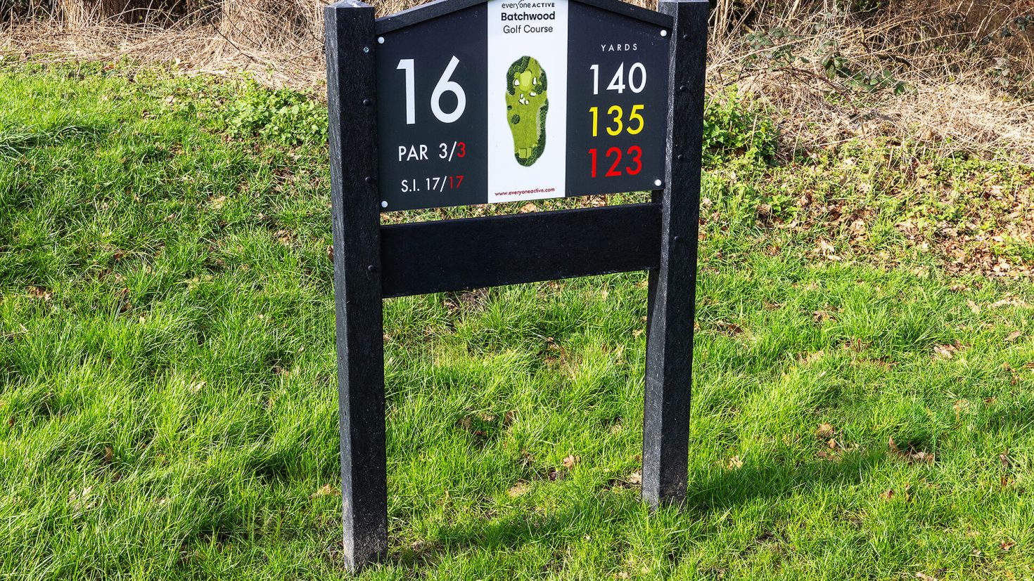 Batchwood Golf Course - Hole 16 Sign