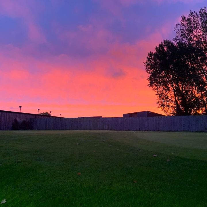 Middlesbrough Golf Course sunset