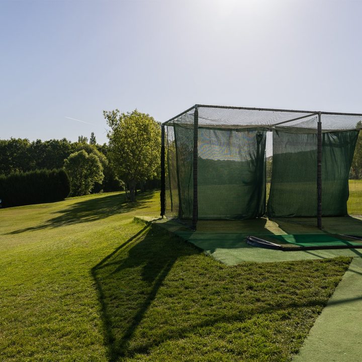 Beauchief Golf Course practice area and nets