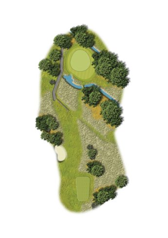 Cannock Park Golf Course hole overview