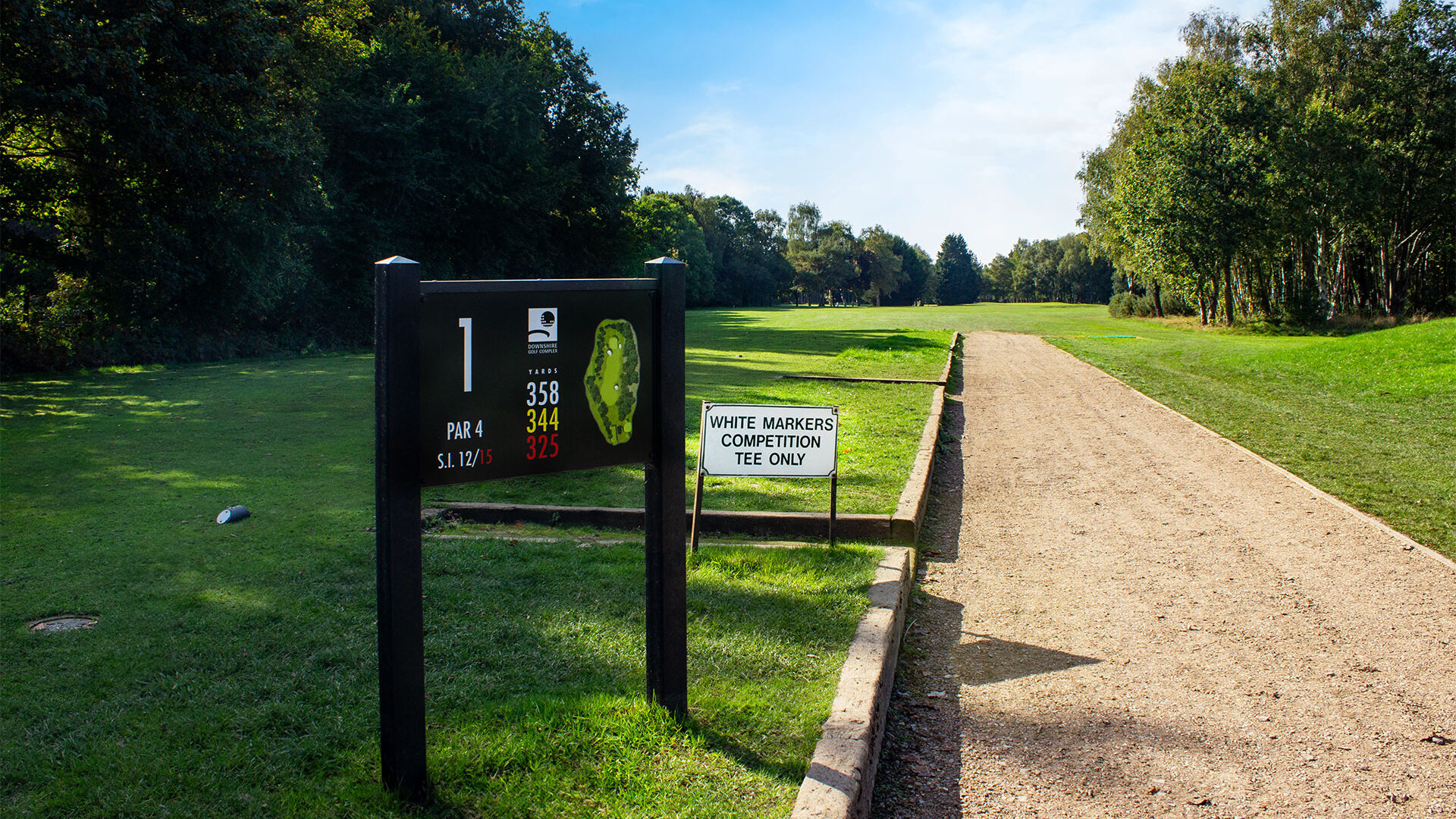 Downshire Golf Complex Hole 1 Tee box