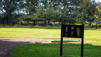 Downshire Golf Complex Hole 8 Tee & Sign